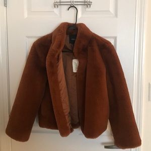 Faux fur coat